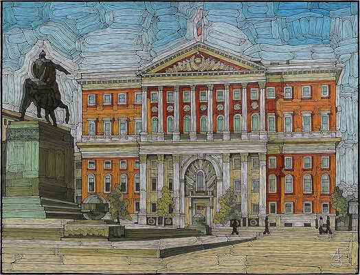 Забиронин Андрей Николаевич. Здание мэрии Москвы